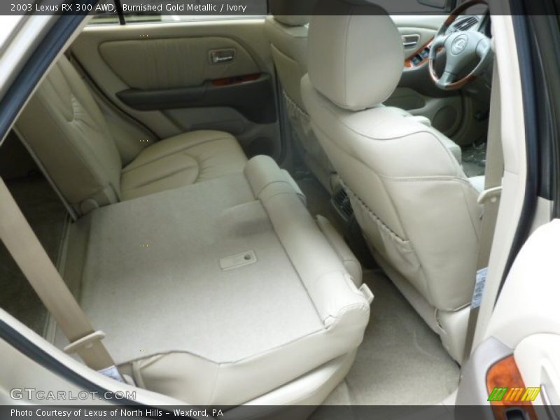 Burnished Gold Metallic / Ivory 2003 Lexus RX 300 AWD