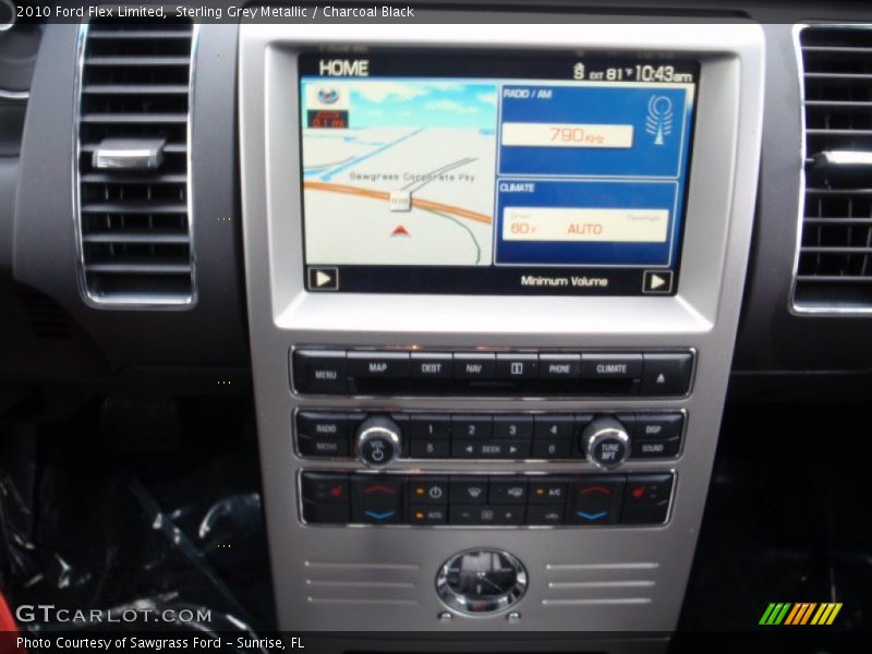 Sterling Grey Metallic / Charcoal Black 2010 Ford Flex Limited