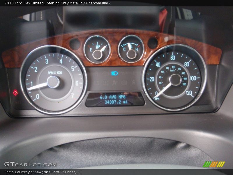 Sterling Grey Metallic / Charcoal Black 2010 Ford Flex Limited