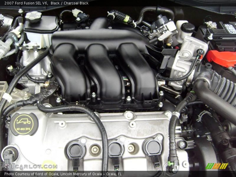 Black / Charcoal Black 2007 Ford Fusion SEL V6