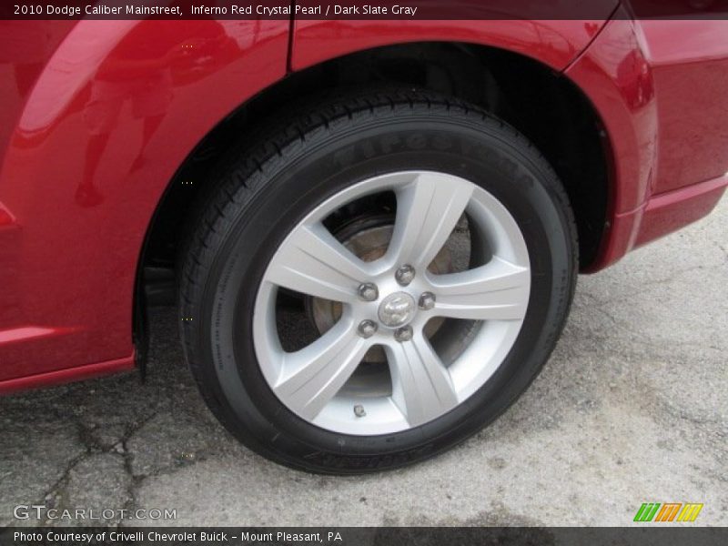 Inferno Red Crystal Pearl / Dark Slate Gray 2010 Dodge Caliber Mainstreet