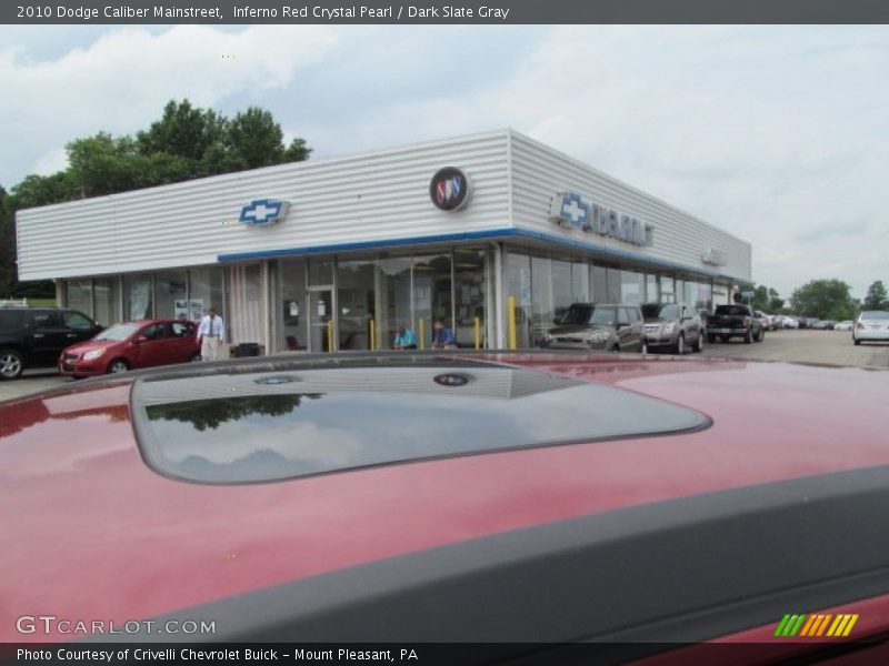 Inferno Red Crystal Pearl / Dark Slate Gray 2010 Dodge Caliber Mainstreet