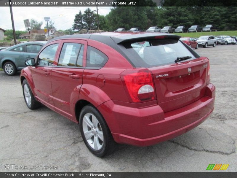 Inferno Red Crystal Pearl / Dark Slate Gray 2010 Dodge Caliber Mainstreet