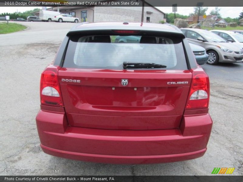 Inferno Red Crystal Pearl / Dark Slate Gray 2010 Dodge Caliber Mainstreet