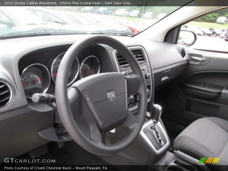 Inferno Red Crystal Pearl / Dark Slate Gray 2010 Dodge Caliber Mainstreet