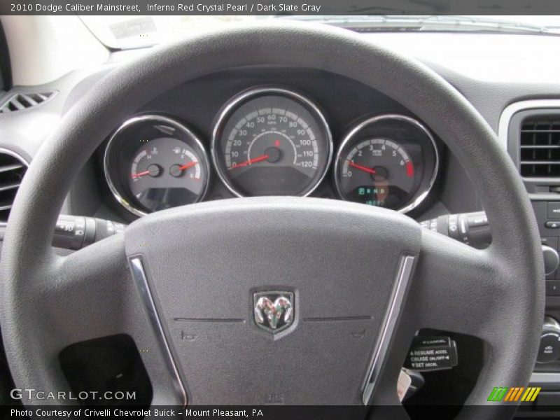 Inferno Red Crystal Pearl / Dark Slate Gray 2010 Dodge Caliber Mainstreet