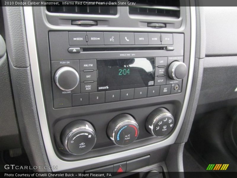 Inferno Red Crystal Pearl / Dark Slate Gray 2010 Dodge Caliber Mainstreet