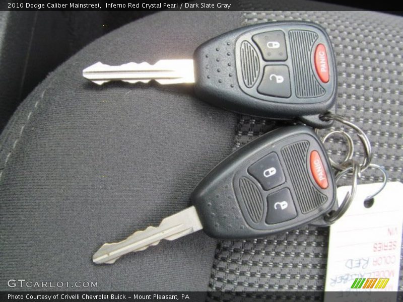 Keys of 2010 Caliber Mainstreet