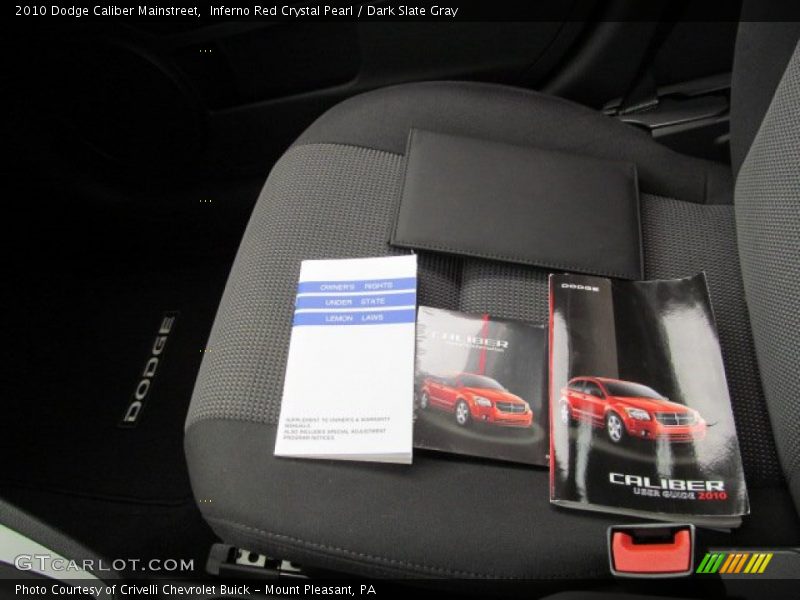 Inferno Red Crystal Pearl / Dark Slate Gray 2010 Dodge Caliber Mainstreet