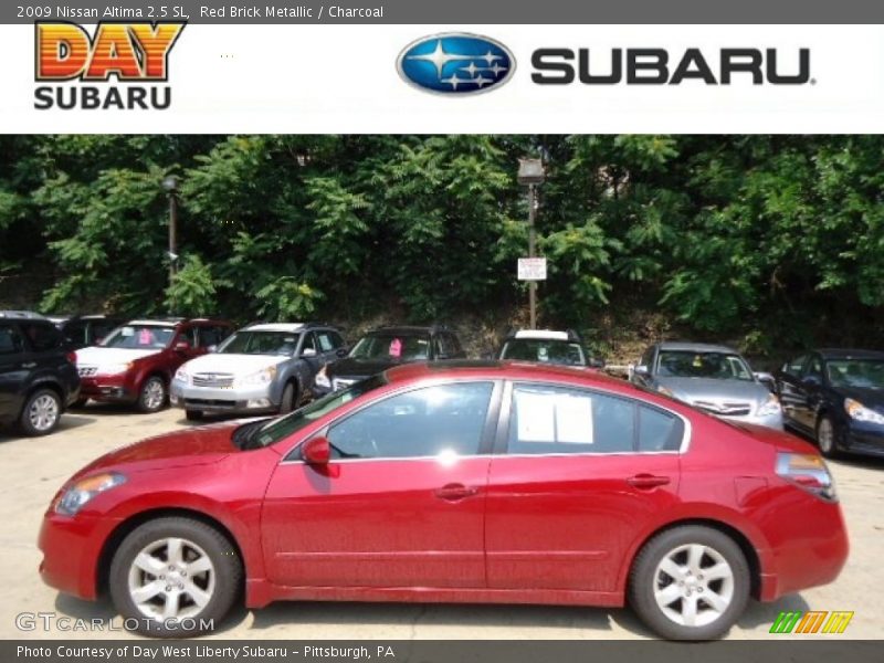 Red Brick Metallic / Charcoal 2009 Nissan Altima 2.5 SL
