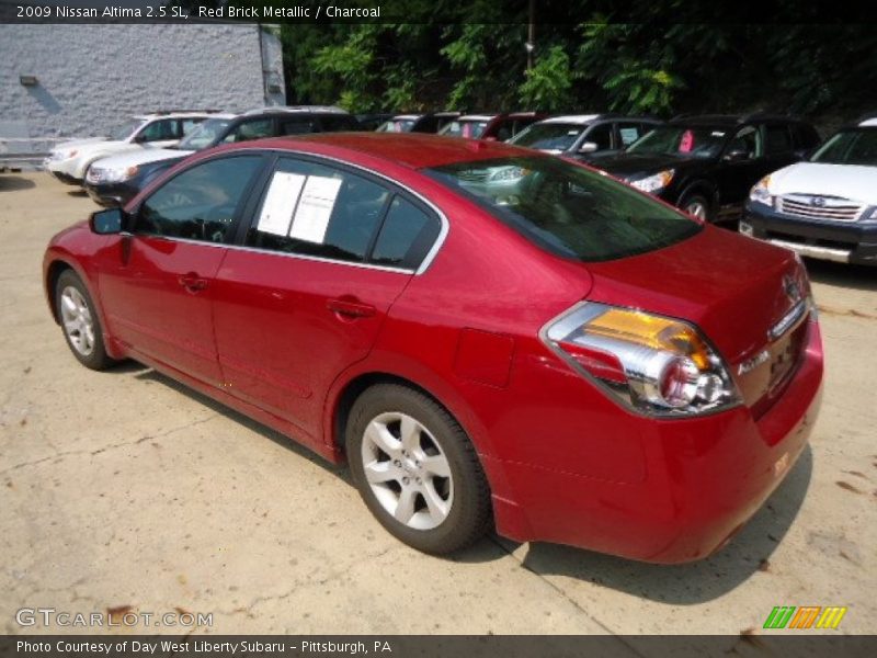 Red Brick Metallic / Charcoal 2009 Nissan Altima 2.5 SL
