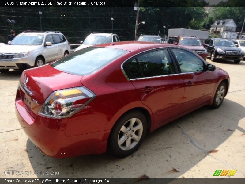 Red Brick Metallic / Charcoal 2009 Nissan Altima 2.5 SL