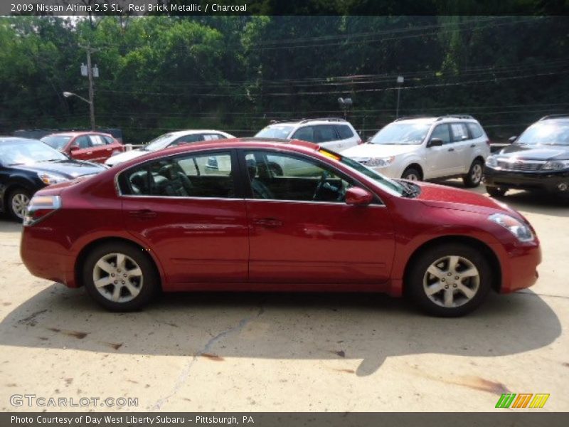 Red Brick Metallic / Charcoal 2009 Nissan Altima 2.5 SL