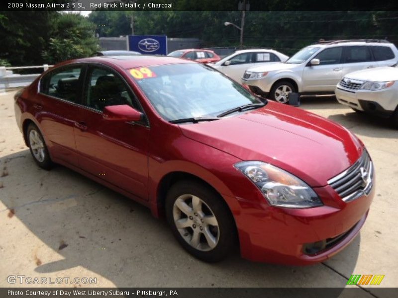 Red Brick Metallic / Charcoal 2009 Nissan Altima 2.5 SL