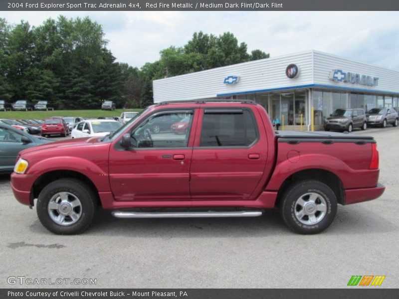  2004 Explorer Sport Trac Adrenalin 4x4 Red Fire Metallic