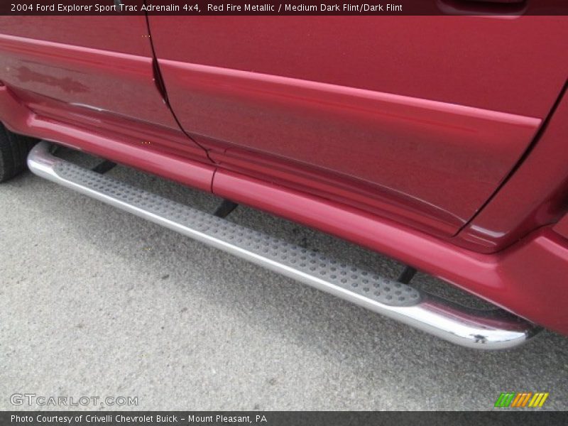 Red Fire Metallic / Medium Dark Flint/Dark Flint 2004 Ford Explorer Sport Trac Adrenalin 4x4