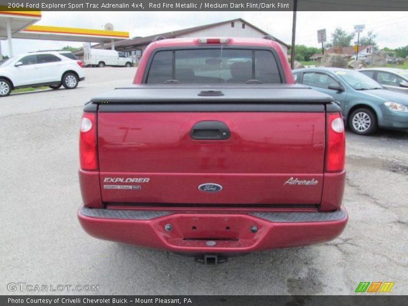 Red Fire Metallic / Medium Dark Flint/Dark Flint 2004 Ford Explorer Sport Trac Adrenalin 4x4