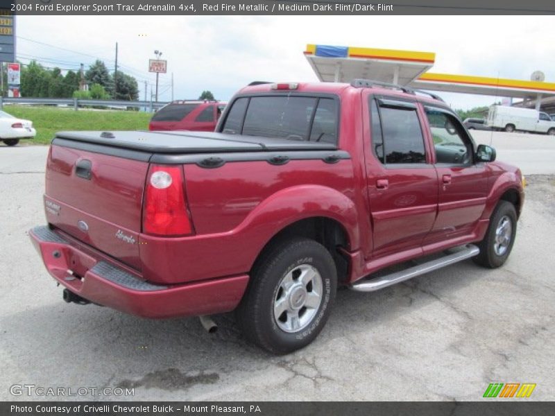 Red Fire Metallic / Medium Dark Flint/Dark Flint 2004 Ford Explorer Sport Trac Adrenalin 4x4