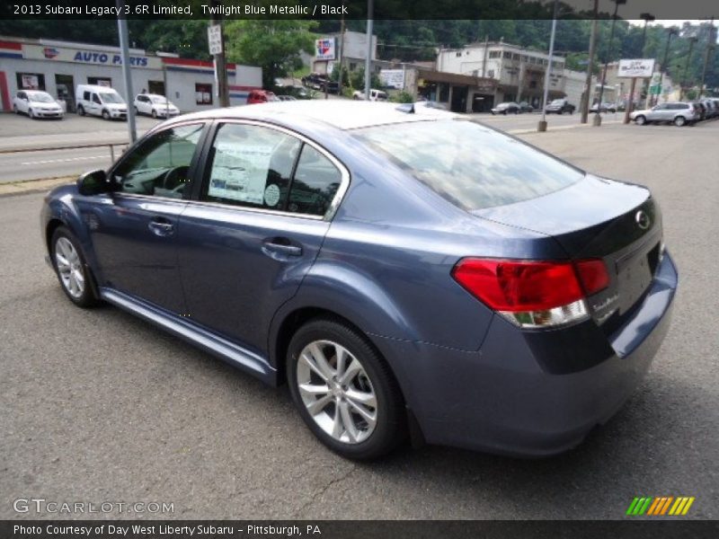 Twilight Blue Metallic / Black 2013 Subaru Legacy 3.6R Limited