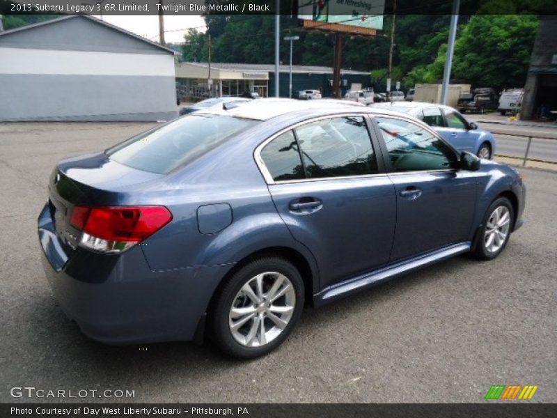 Twilight Blue Metallic / Black 2013 Subaru Legacy 3.6R Limited