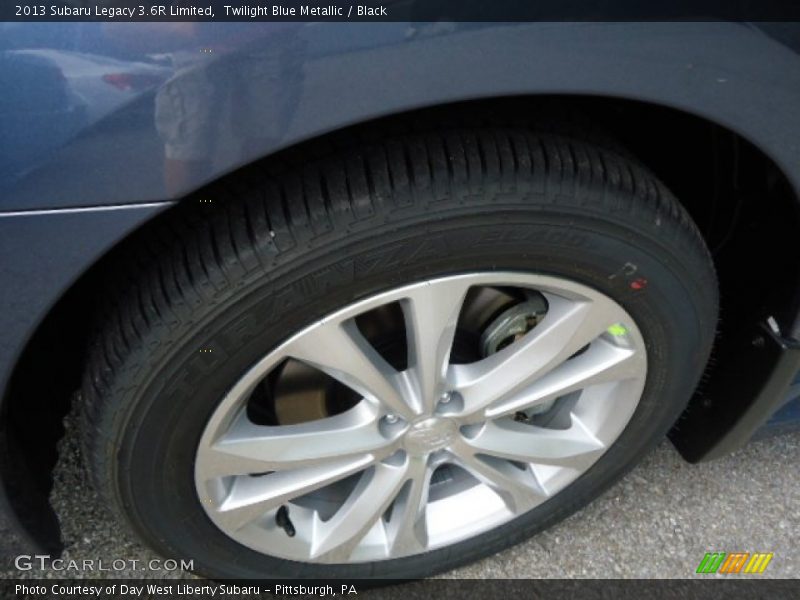 Twilight Blue Metallic / Black 2013 Subaru Legacy 3.6R Limited