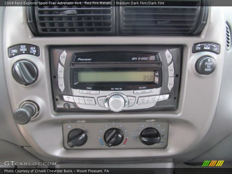 Red Fire Metallic / Medium Dark Flint/Dark Flint 2004 Ford Explorer Sport Trac Adrenalin 4x4