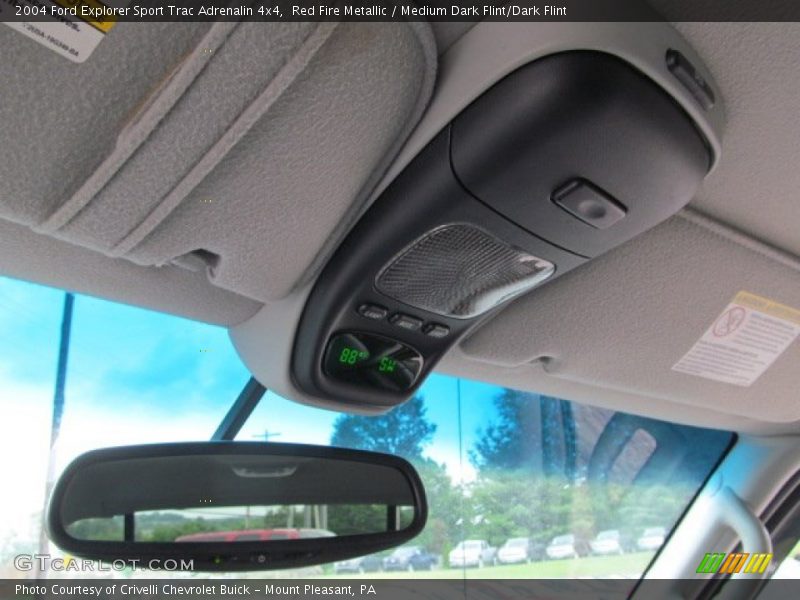 Red Fire Metallic / Medium Dark Flint/Dark Flint 2004 Ford Explorer Sport Trac Adrenalin 4x4