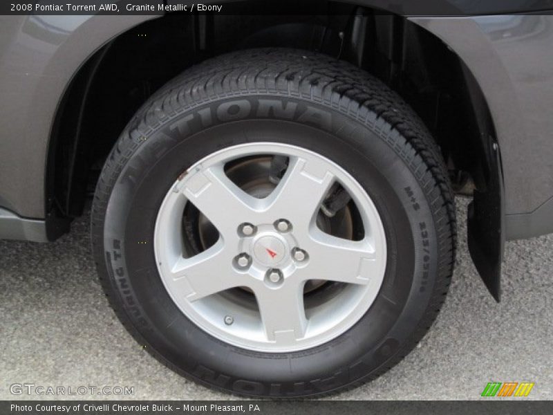 Granite Metallic / Ebony 2008 Pontiac Torrent AWD