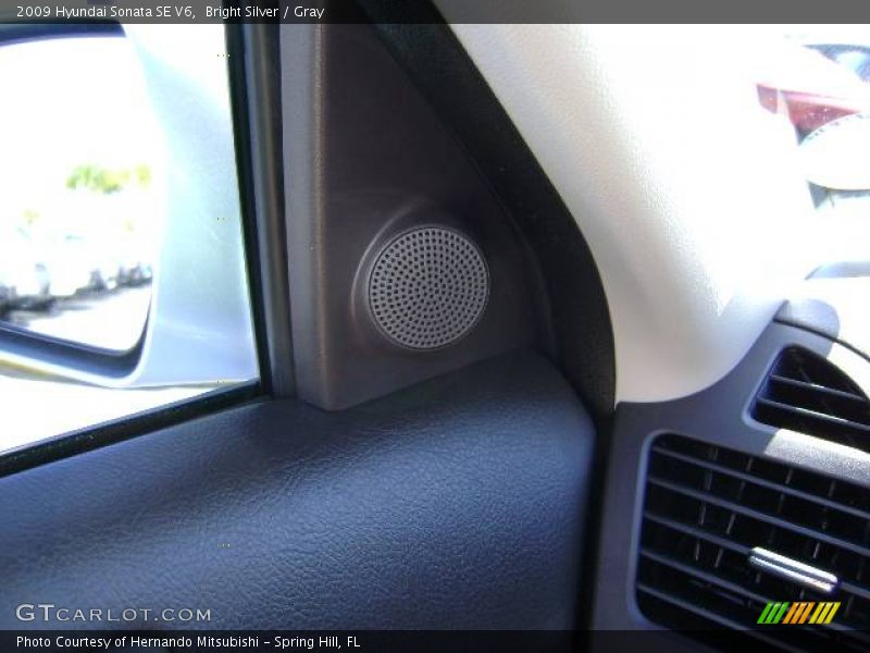 Bright Silver / Gray 2009 Hyundai Sonata SE V6