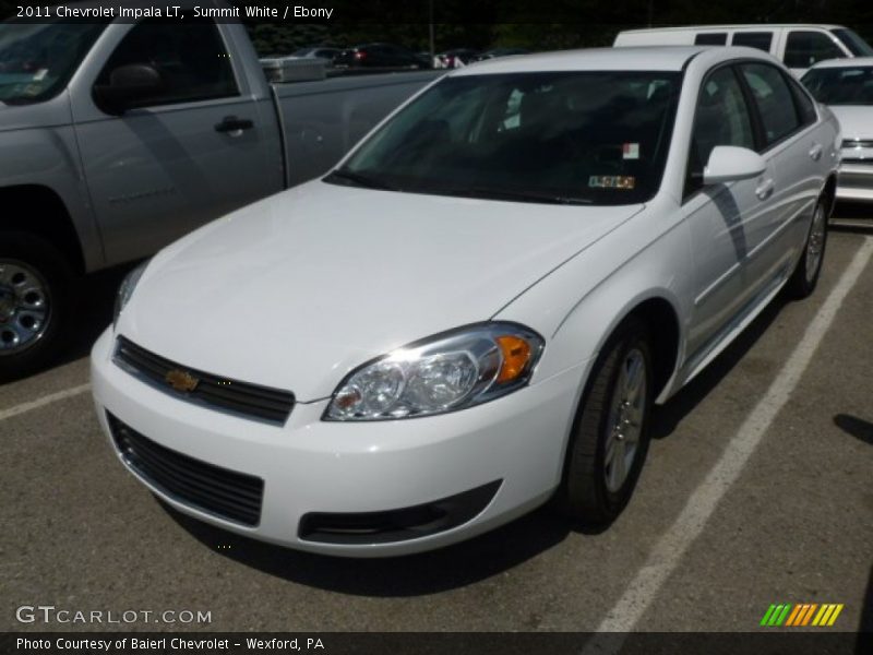 Summit White / Ebony 2011 Chevrolet Impala LT