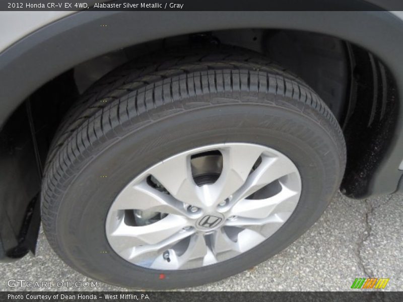 Alabaster Silver Metallic / Gray 2012 Honda CR-V EX 4WD