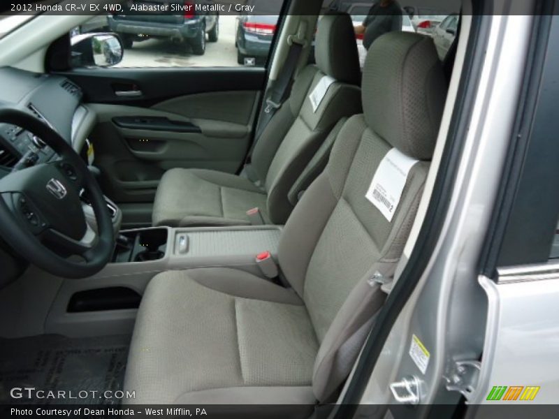 Alabaster Silver Metallic / Gray 2012 Honda CR-V EX 4WD