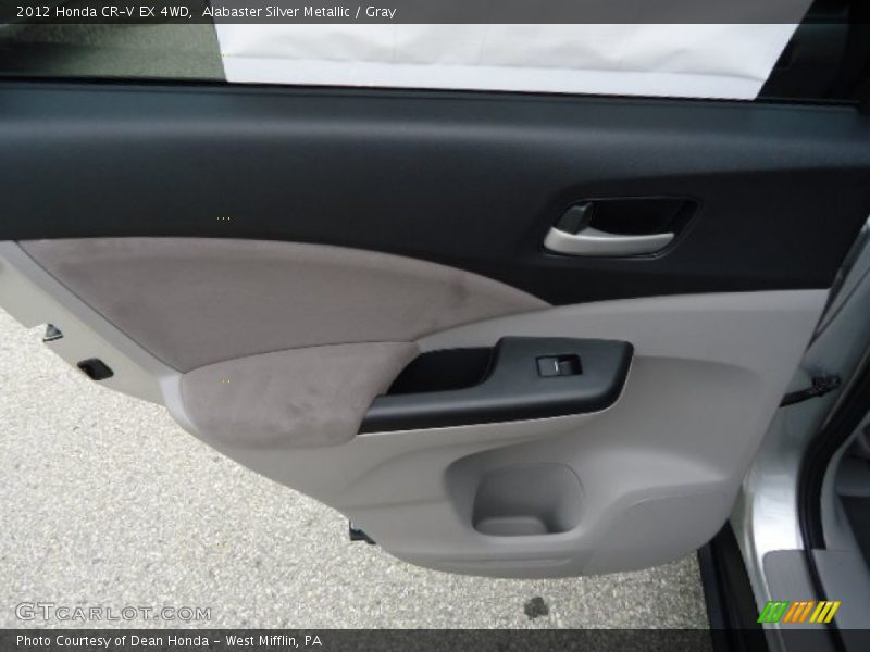 Alabaster Silver Metallic / Gray 2012 Honda CR-V EX 4WD