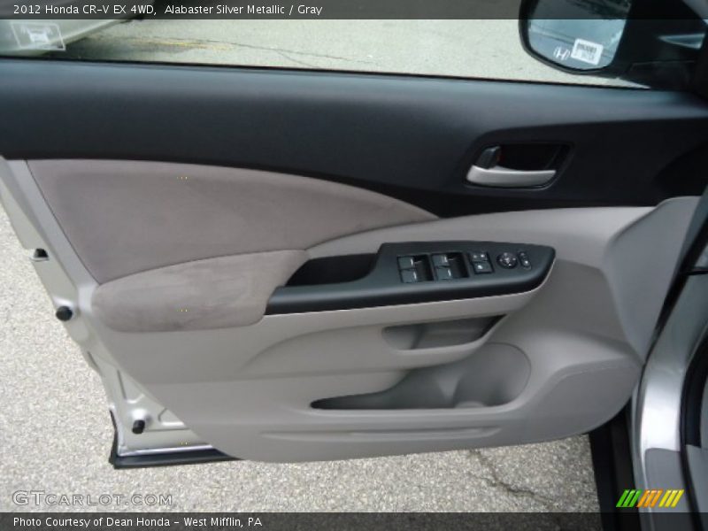 Alabaster Silver Metallic / Gray 2012 Honda CR-V EX 4WD