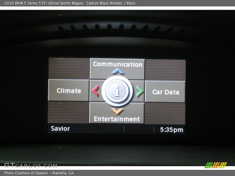 Carbon Black Metallic / Black 2010 BMW 5 Series 535i xDrive Sports Wagon