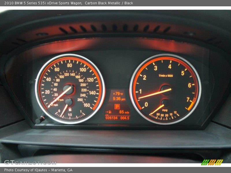  2010 5 Series 535i xDrive Sports Wagon 535i xDrive Sports Wagon Gauges