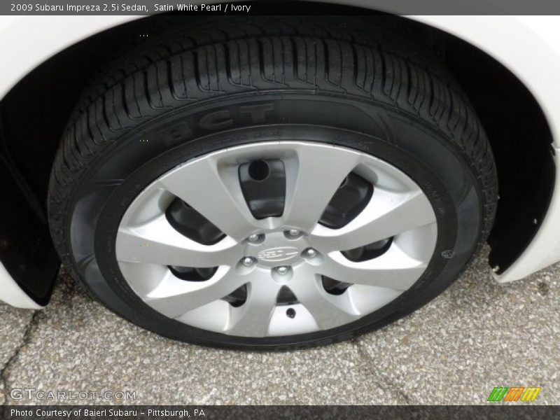 Satin White Pearl / Ivory 2009 Subaru Impreza 2.5i Sedan