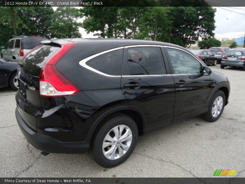 Crystal Black Pearl / Black 2012 Honda CR-V EX 4WD