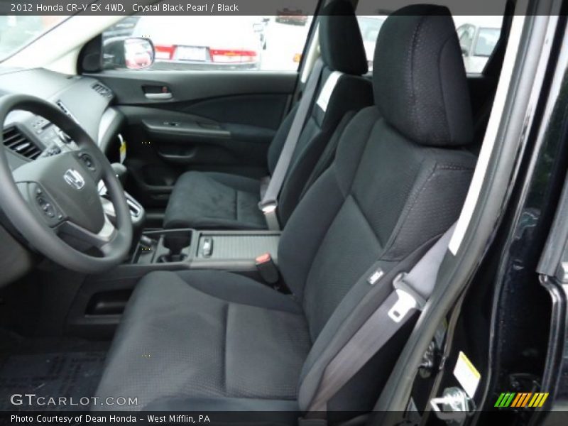 Crystal Black Pearl / Black 2012 Honda CR-V EX 4WD