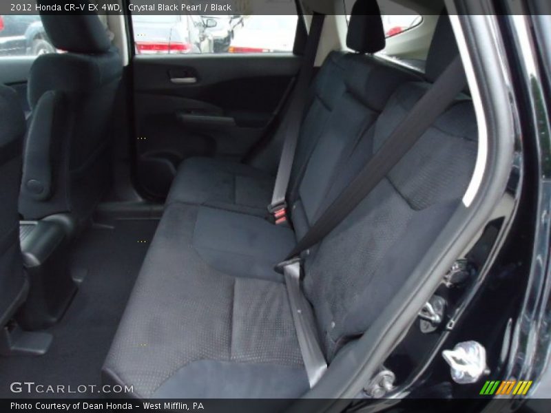 Crystal Black Pearl / Black 2012 Honda CR-V EX 4WD