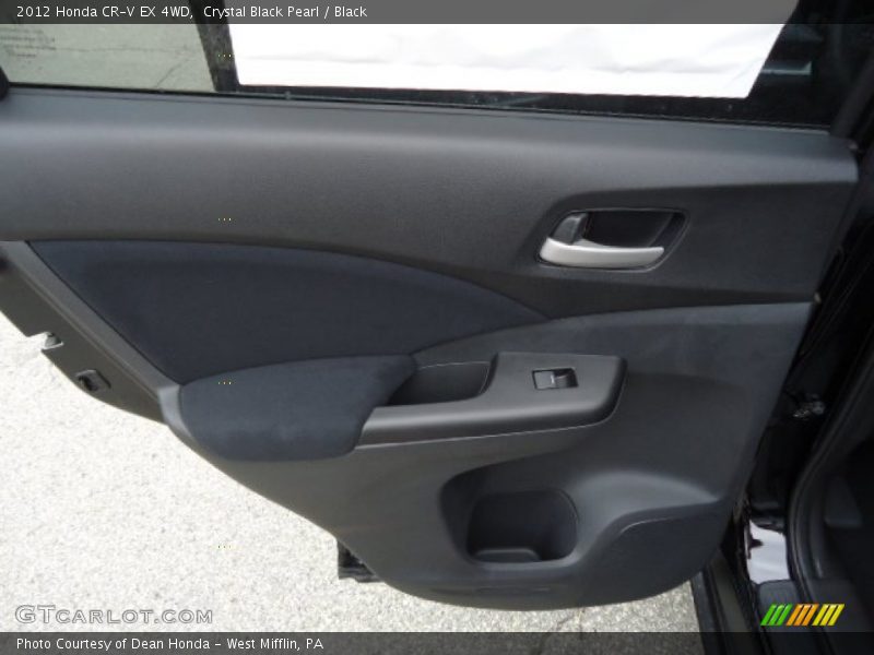 Crystal Black Pearl / Black 2012 Honda CR-V EX 4WD