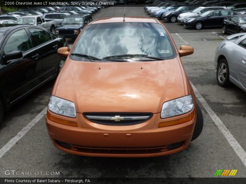 Spicy Orange / Charcoal 2006 Chevrolet Aveo LT Hatchback