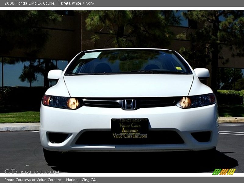 Taffeta White / Ivory 2008 Honda Civic LX Coupe