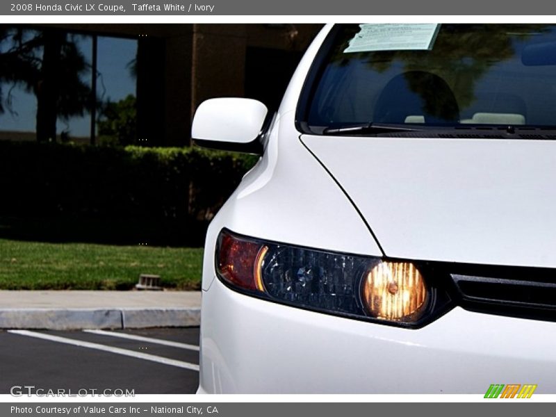 Taffeta White / Ivory 2008 Honda Civic LX Coupe