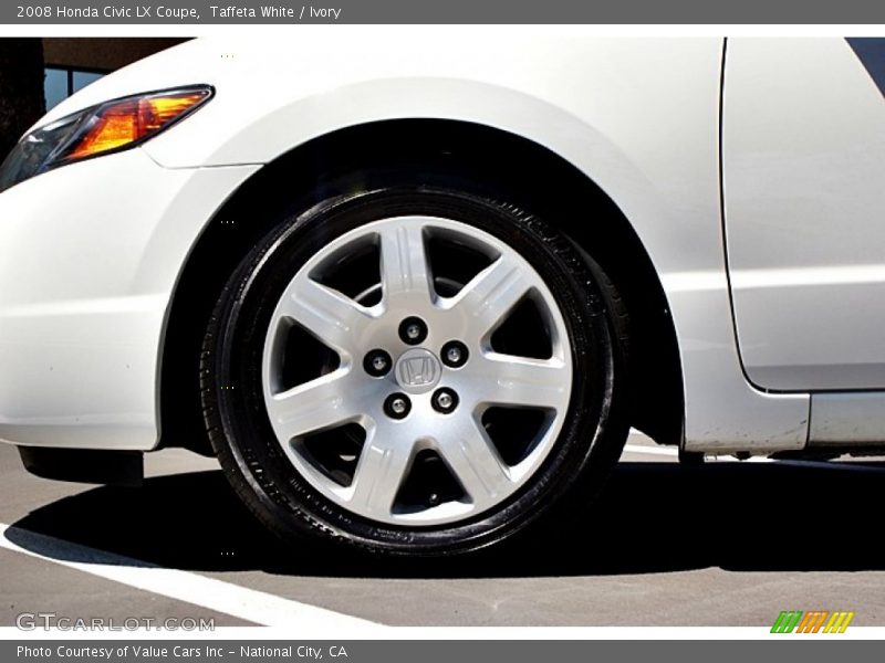 Taffeta White / Ivory 2008 Honda Civic LX Coupe