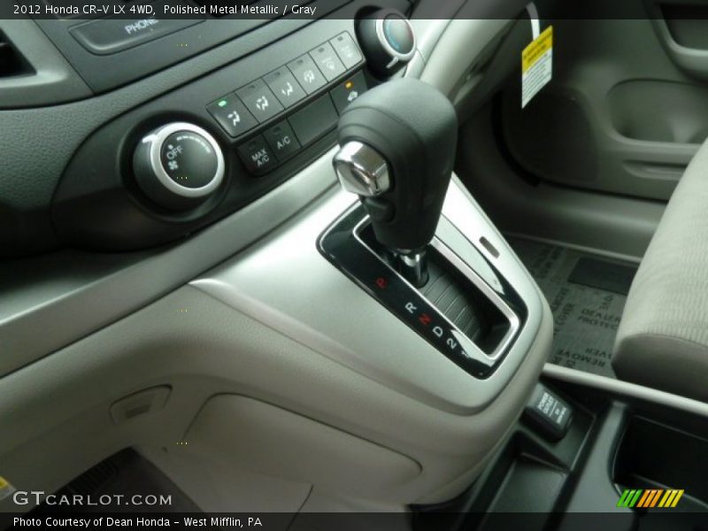 Polished Metal Metallic / Gray 2012 Honda CR-V LX 4WD