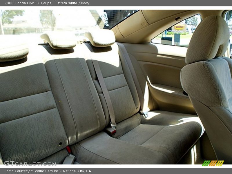 Taffeta White / Ivory 2008 Honda Civic LX Coupe