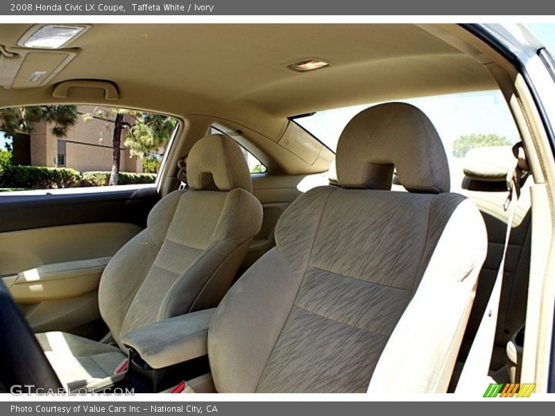 Taffeta White / Ivory 2008 Honda Civic LX Coupe