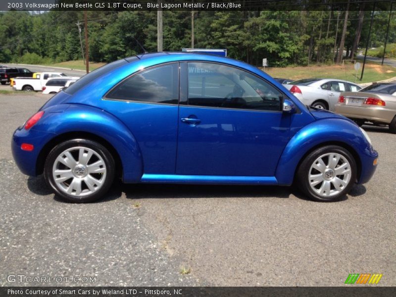 Blue Lagoon Metallic / Black/Blue 2003 Volkswagen New Beetle GLS 1.8T Coupe