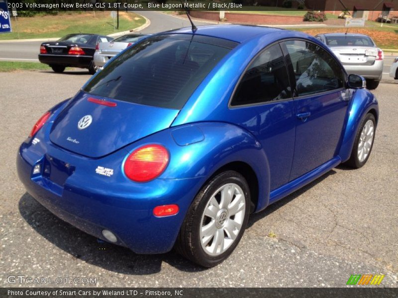 Blue Lagoon Metallic / Black/Blue 2003 Volkswagen New Beetle GLS 1.8T Coupe